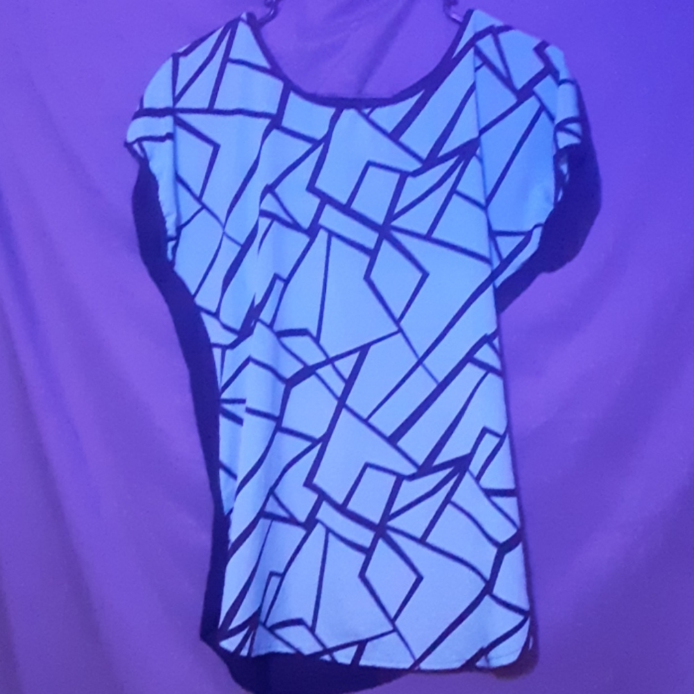 Green and black shirt